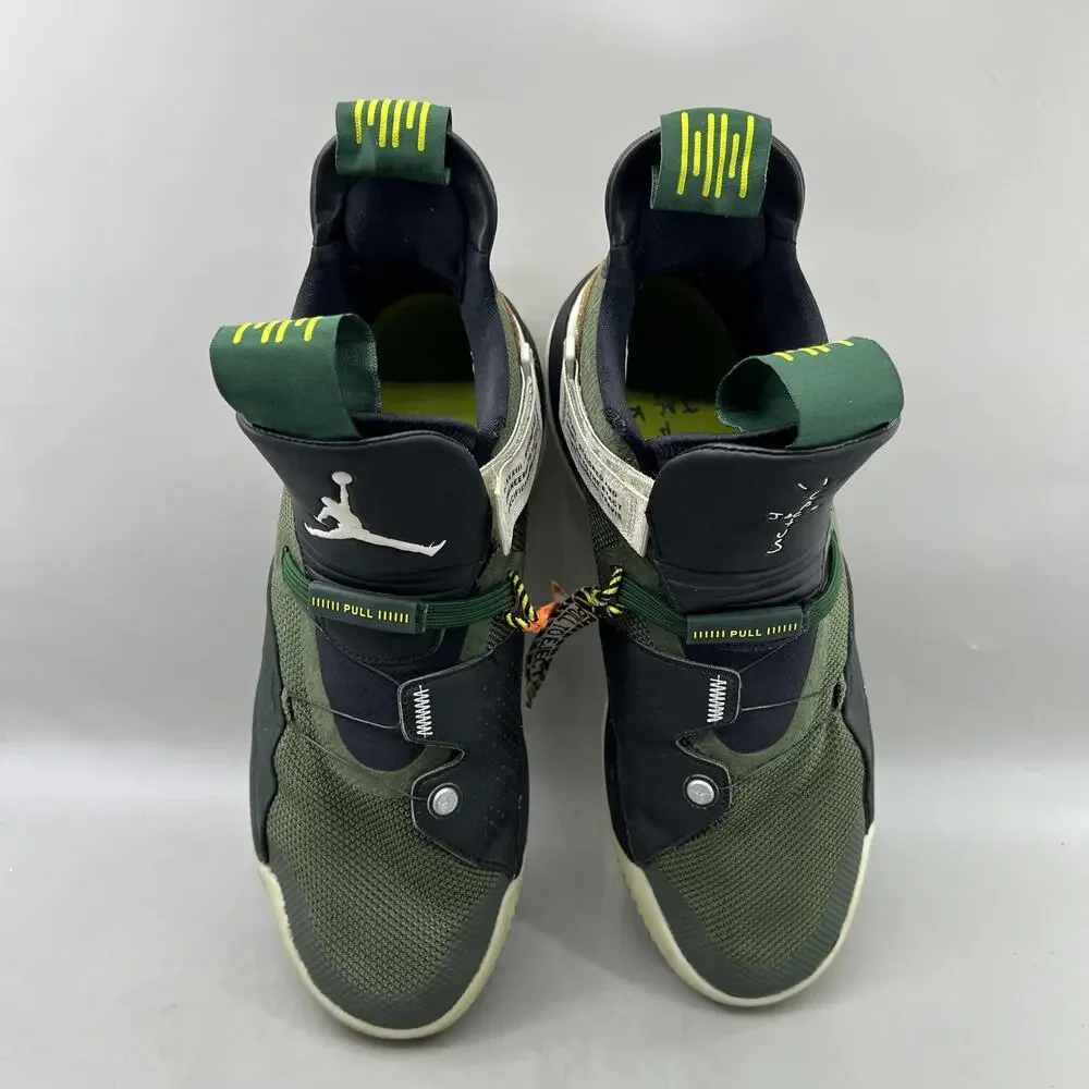 Travis Scott x Air Jordan 33 NRG Shoes Men's 11 Olive Green Basketball Sneakers